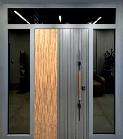 Новинка! Входная группа премиум-класса со скрытыми петлями и тонированным остеклением